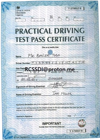 UK Driving Licence - Image 4
